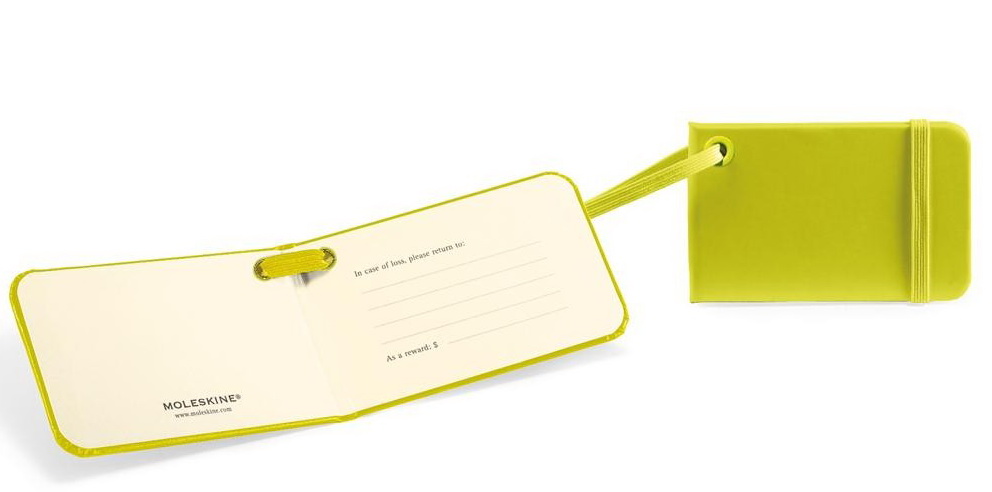 Étiquette bagage Lime Moleskine - 