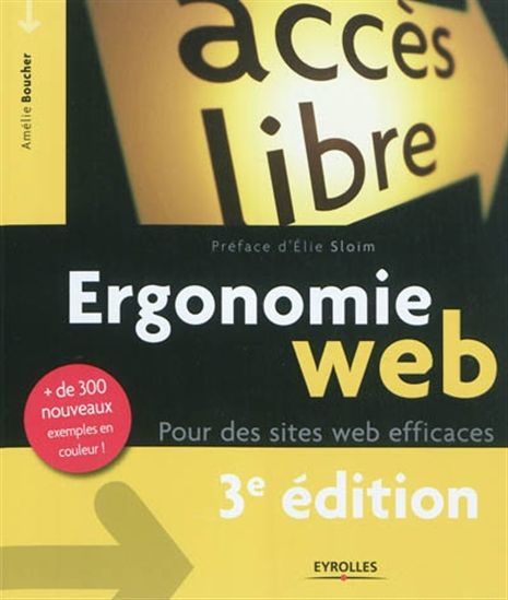 Ergonomie Web 3e éd. - AMÉLIE BOUCHER