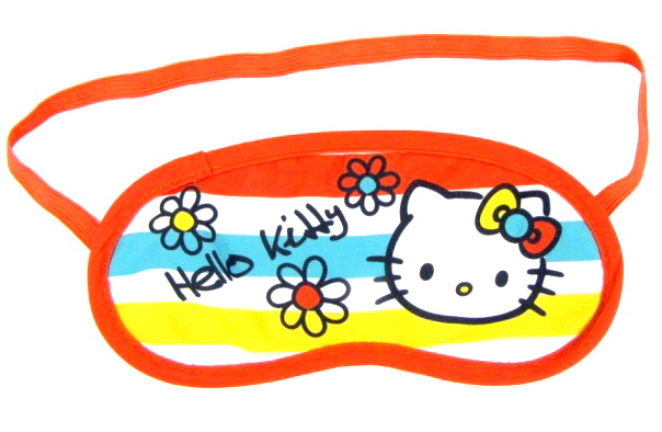 Masque de voyage Hello Kitty Fleurs - 
