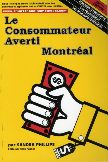 Consommateur averti Montréal 13e éd. - SANDRA PHILLIPS
