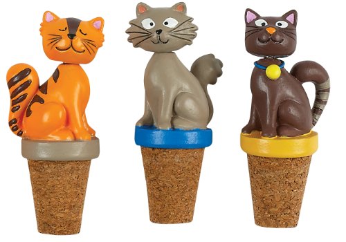 Ens. 3 bouchons Chat Frisky - 