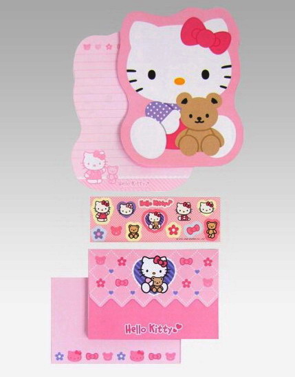 Ens. correspondance Hello Kitty - 