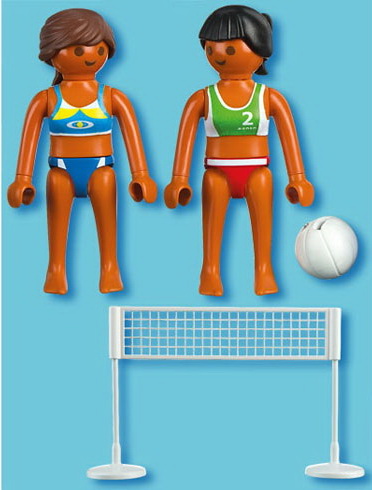 Volleyball de plage et filet - 