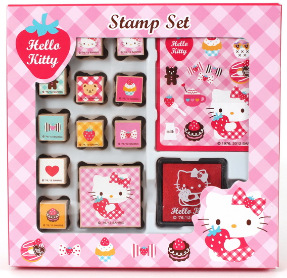 Ens. étampes Hello Kitty Pâtisserie - 