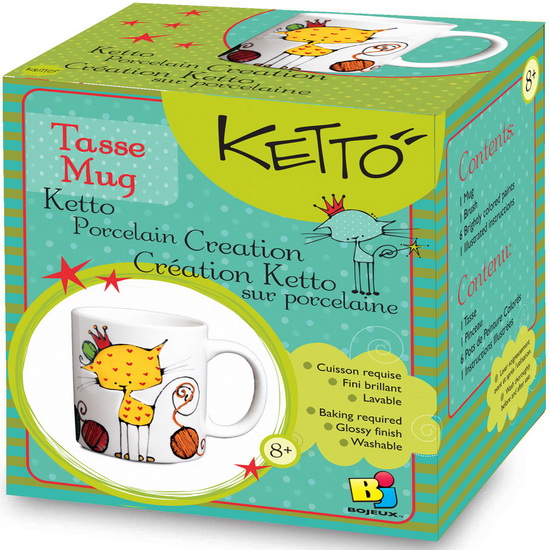 Tasse décalcomanie Chat Ketto - 