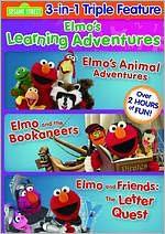 Sesame Street: Elmo's Learning Adventures (Elmo's Animal Adventures / Elmo and the Bookaneers / Elmo and Friends: The Letter Quest) - SESAME STREET