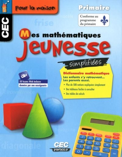 Mes mathématiques jeunesse simplifiées - COLLECTIF