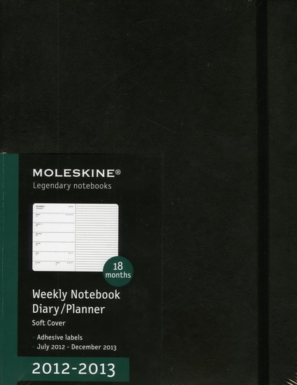 Agenda 2013 Moleskine 18m 1s/p sou.XL - 