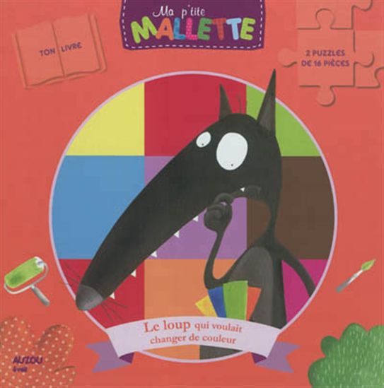 Le Loup qui voulait changer de couleur + puzzle - ORIANNE LALLEMAND - ELÉONORE THUILLIER