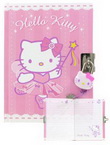Journal intime et cadenas Hello Kitty Ballerine