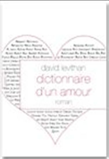 Dictionnaire d'un amour - DAVID LEVITHAN