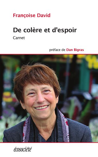 De colère et d'espoir - FRANÇOISE DAVID