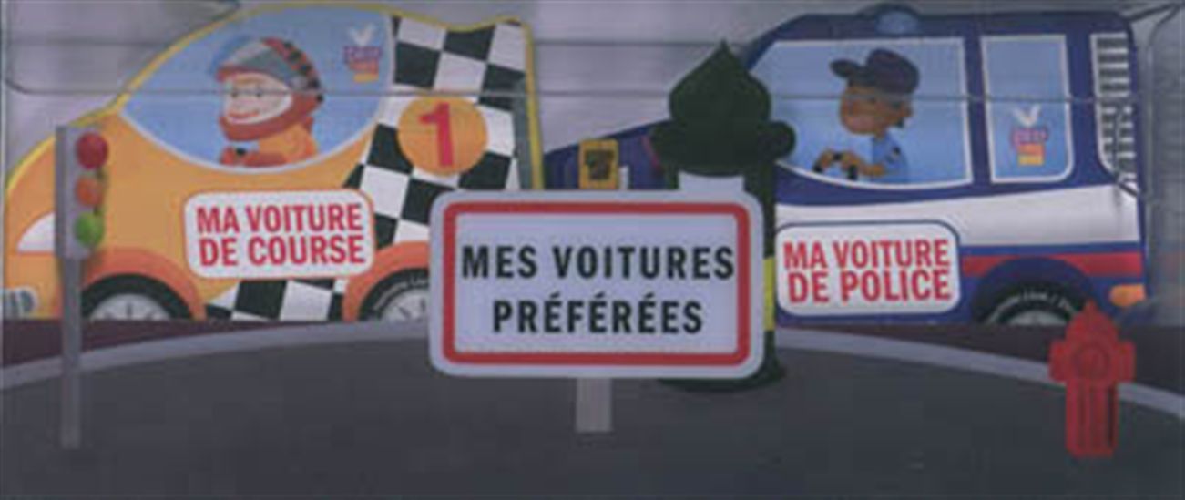 Mes voitures préférées :ma voiture de course, ma voiture de police - JULIETTE SAUMANDE