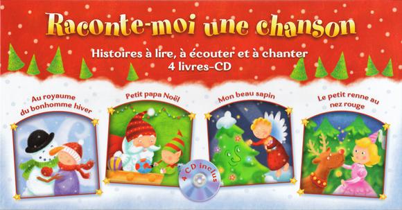 Raconte-moi une chanson coffret 4 livre-CD de Noël - COMPILATION
