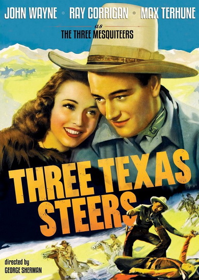 Three Texas Steers - SHERMAN GEORGE