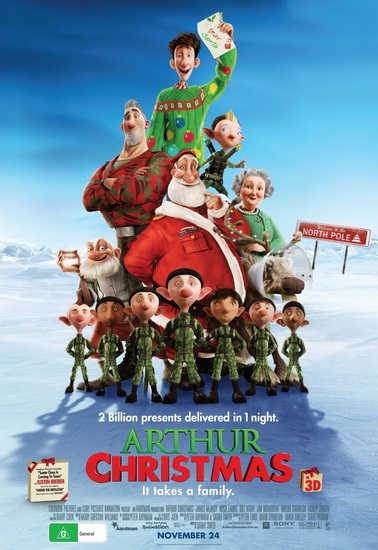 Arthur Christmas (Arthur: Mission Noël) (Blu-Ray+Dvd) - SMITH SARAH  COOK BARRY