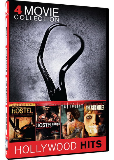 4 Movie Collection (Hostel / Hostel 2 / Tattoist / hunt For The BTK Killer) - 