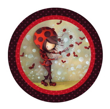 Aimant Ketto Fille Coccinelle - 