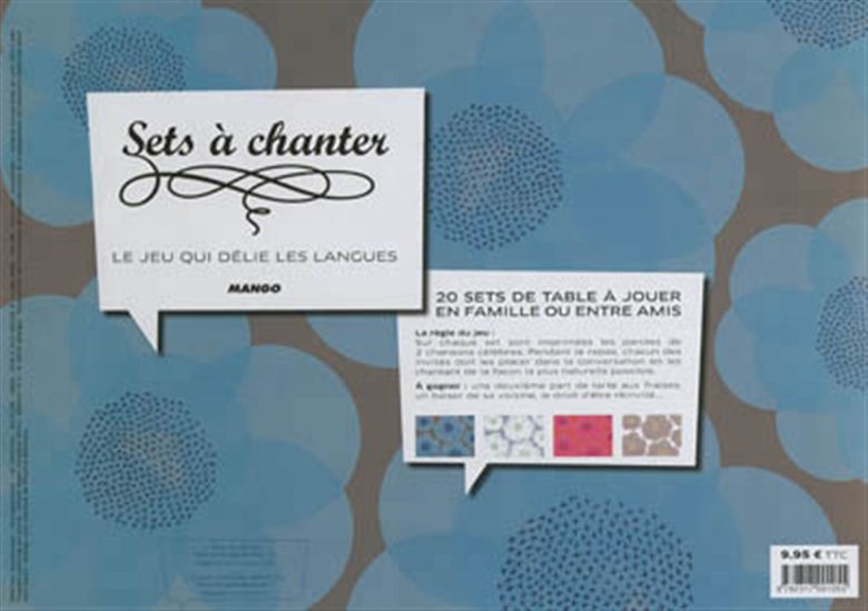 Sets à chanter - MATHIEU DUCOURNEAU