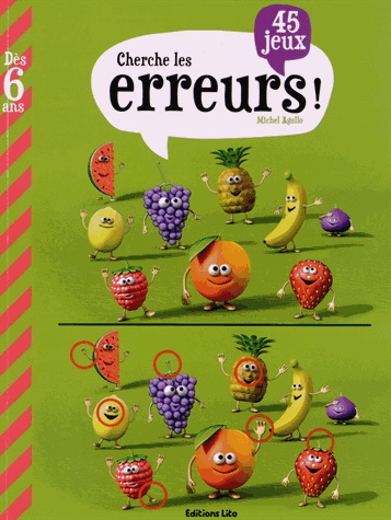 Cherche les erreurs ! : 45 jeux - MICHEL AGULLO