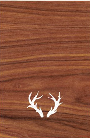 Carnet faux bois Panache 4x6" - 