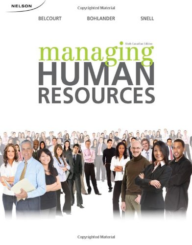 Managing human resources 6th ed. - MONICA BELCOURT & AL