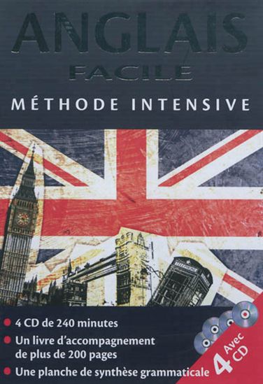 Anglais facile : méthode intensive + 4 CD - COLLECTIF