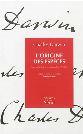 L&#39;Origine des espèces - CHARLES DARWIN