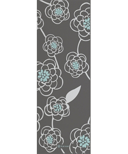 Tapis de yoga (Bleu glacé & Gris) - ACCESSOIRES