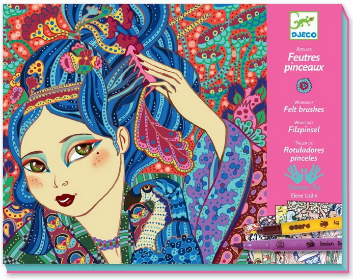 Feutres Jeune filles aux cerisiers - 