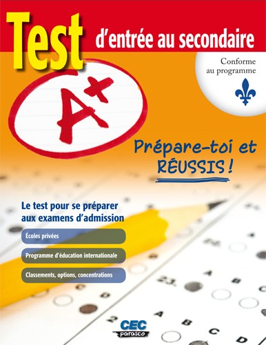 Test d&#39;entrée au secondaire - COLLECTIF
