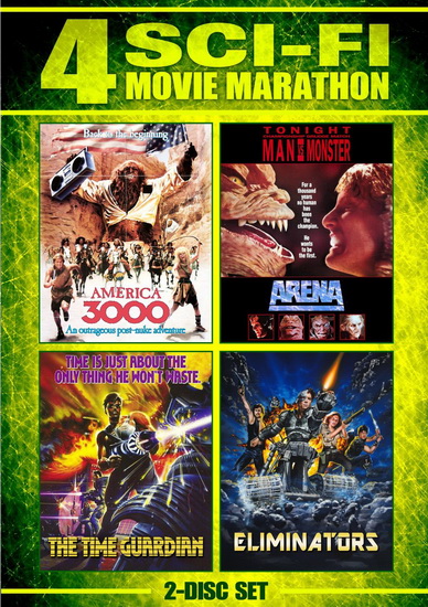 Sci-Fi Movie Marathon (America 3000 / Arena / Eliminators / The Time Guardian) - DIVERS
