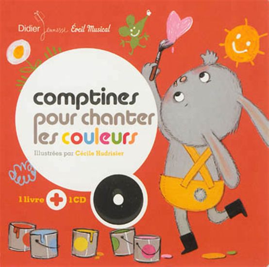 Comptines pour chanter les couleurs + CD - CÉCILE HUDRISIER