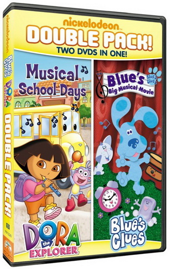 Dora & Blue's Clues Double Feature: Dora Musical School Days & Blue's Big Musical Movie - DIVERS