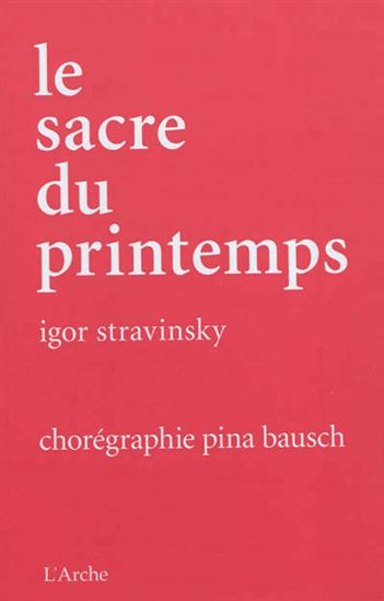 Le Sacre du printemps + DVD - IGOR STRAVINSKI