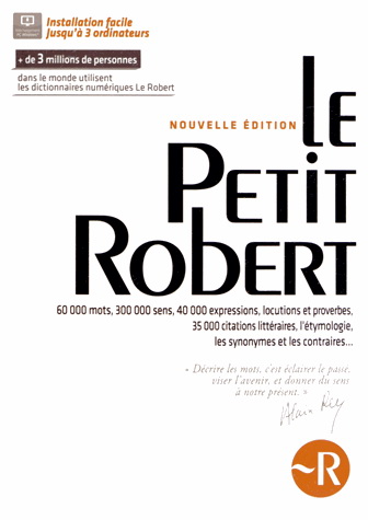 Le Petit Robert (numérique) - PC