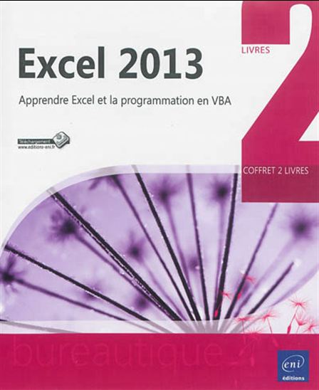 Excel 2013 : apprendre Excel et la programmation en VBA Cof. 2 lvs - FRÉDÉRIC LE GUEN