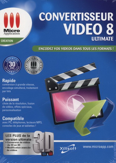 Convertisseur Vidéo 8, Ultimate - PC