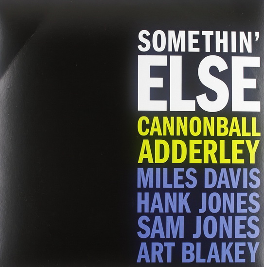 Somethin' Else (Vinyl) - ADDERLEY CANNONBALL