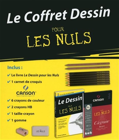 Le Dessin pour les nuls Cof. 2e éd. - COLLECTIF