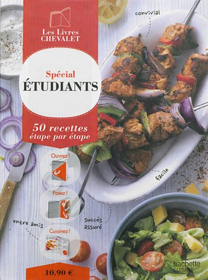Spécial étudiants : 50 recettes étape par étape - MÉLANIE MARTIN