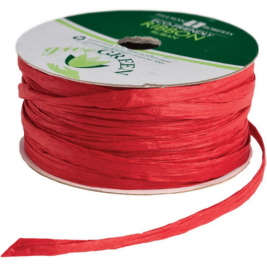 Ruban Rouge raffia