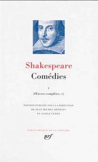 Comédies T.01 Shakespeare - WILLIAM SHAKESPEARE