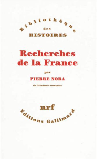 Recherches de la France - PIERRE NORA