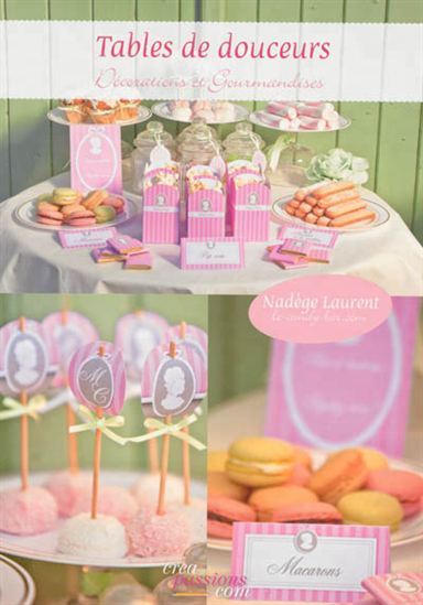 Tables de douceurs : décorations et gourmandises - NADÈGE LAURENT