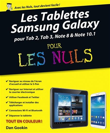Les Tablettes Samsung Galaxy Tab pour les nuls - DANIEL ROUGÉ