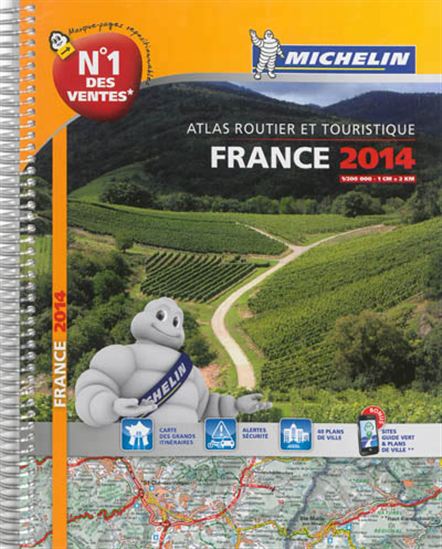 Atlas routier et touristique France 2014 (spirale) - COLLECTIF