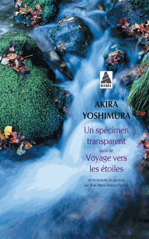 Un spécimen transparent suivi de Voyage vers les étoiles - AKIRA YOSHIMURA