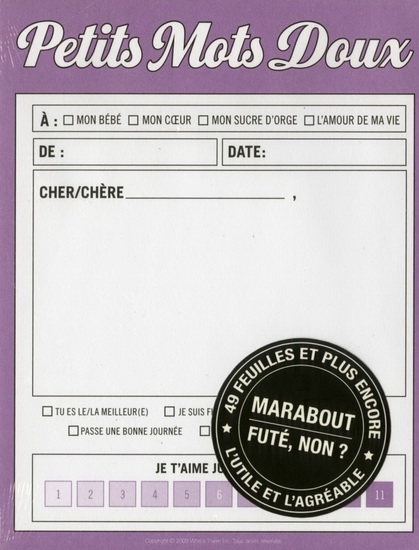 Petits mots doux - COLLECTIF