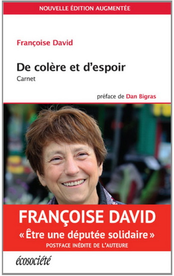 De colère et d'espoir N. éd. - FRANÇOISE DAVID